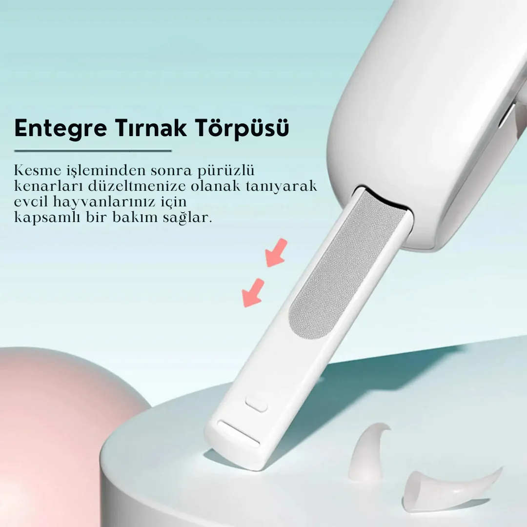Törpülü Hazneli Ayarlanabilir Kedi Köpek Tırnak Makası - Image 4