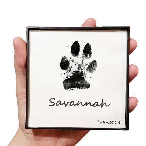 VetriPrintPaw - Kedi Köpek Pati İzi Fotoğraf Çerçevesi Seti - Image 3