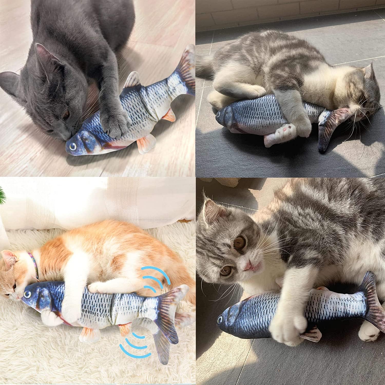 VetriFish - Hareketli Balık Kedi Oyuncağı Şarjlı - Image 6