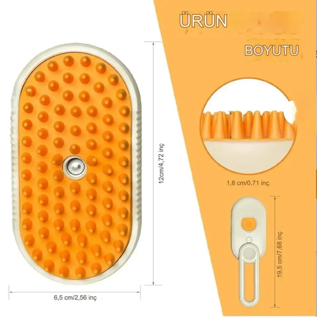 VetriBrush Masaj Etkili Tüy Temizleyici Tarak - Image 6