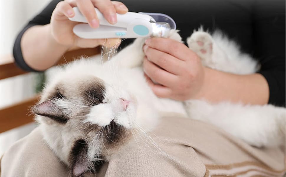 VetriCut LED Işıklı Pet Kedi/Köpek Tırnak Makası - Image 7