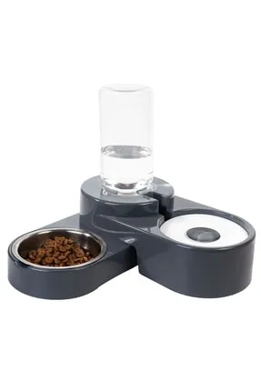 VetriMeal Set - Köşeli Mama ve Su Kabı Seti - Image 4