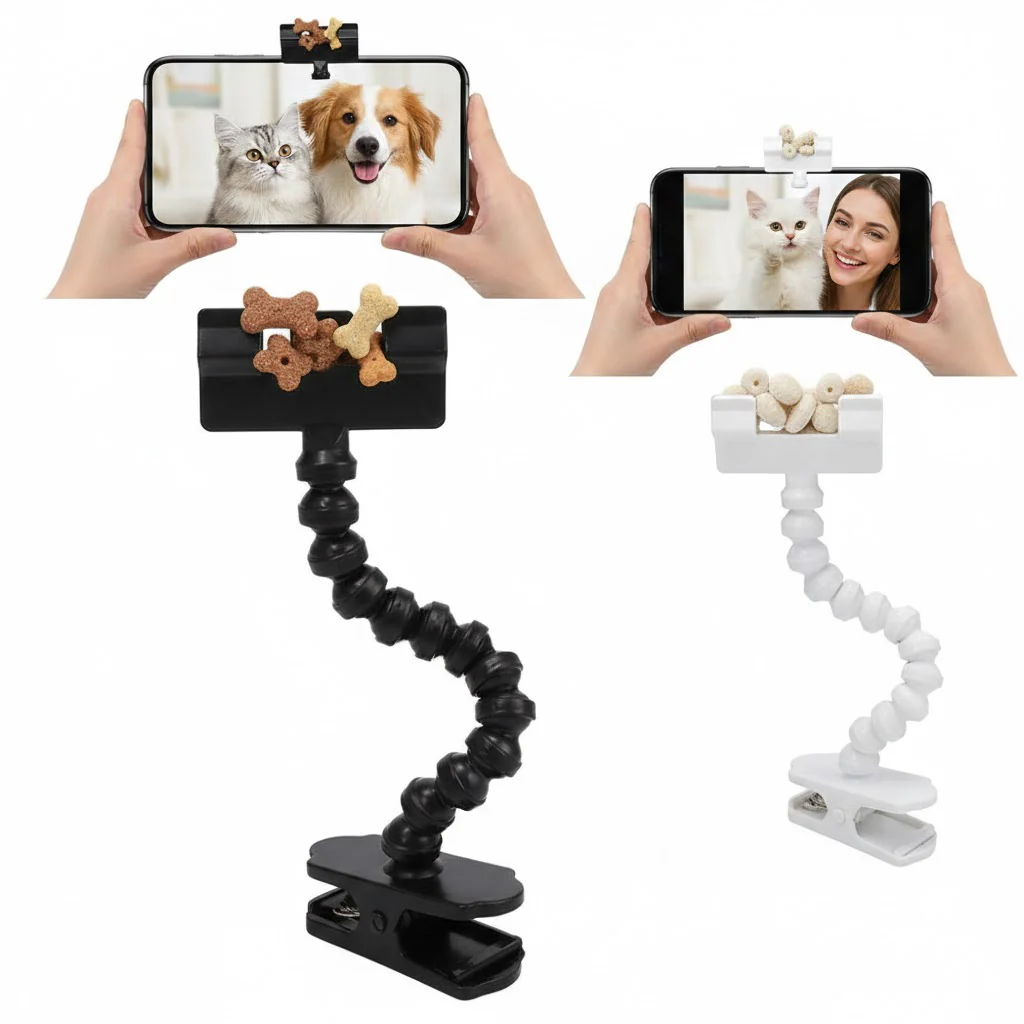 VetriSelfie Ödül Mama Tutacağı Kedi-Köpekler İçin Selfie Çubuğu - Image 6